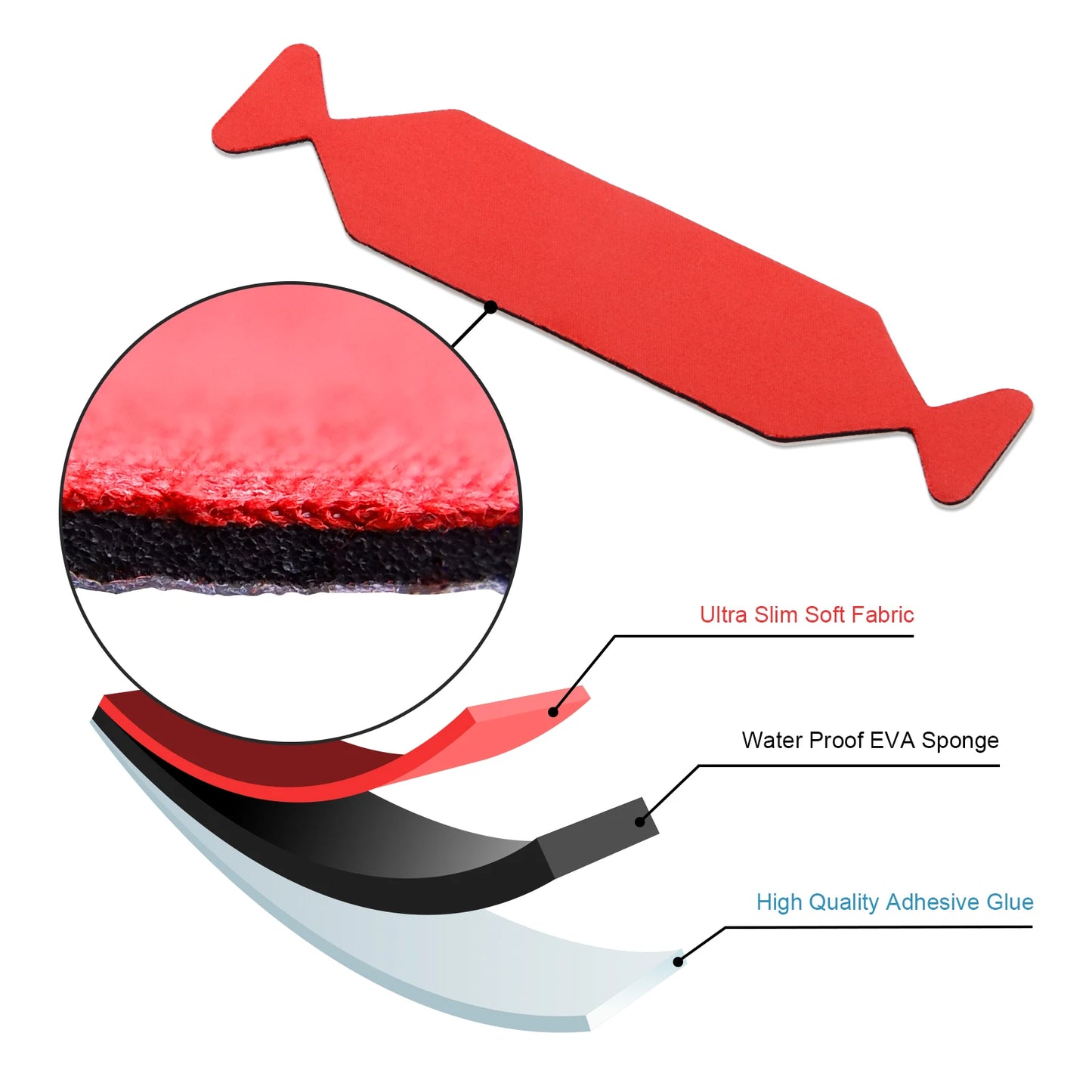 10/20/50Pcs Card Plastic Scraper Edge Suede Felt Glass Tint Vinyl Squeegee Protector Carbon Fiber Film Wrapping Car Tools