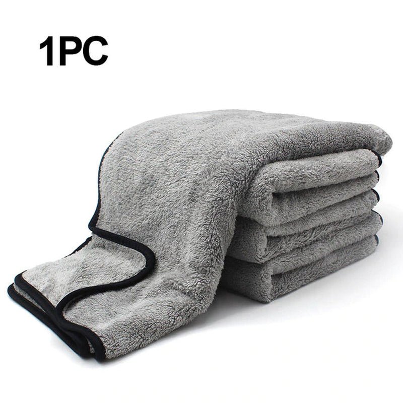 Microfiber Towel Car Wash Cloth Auto Cleaning Door Window Care Thick Strong Water Absorption for Car Home Automobile Accessories