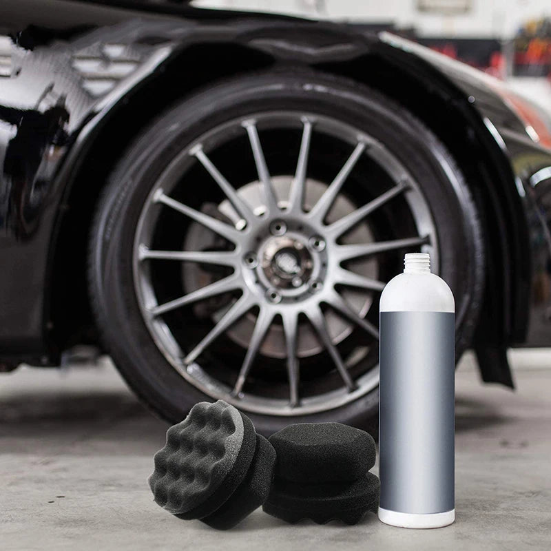 Detailing Brush Car Wash Black Tire Cleaning Tools Car Cleaning Tire Waxing Sponge Car Detailing Brush