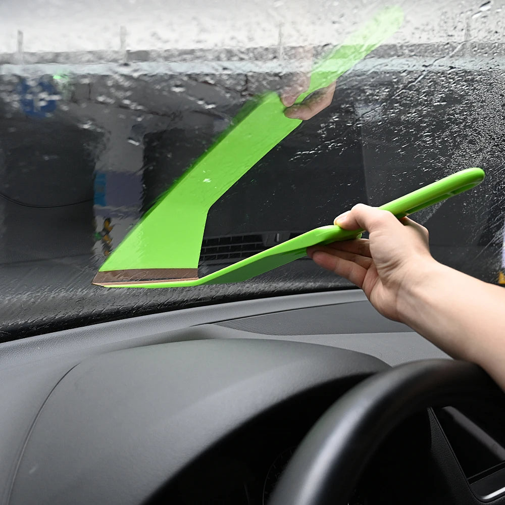 Window Tinting Film Install Squeegee Handle Bulldozer Snow Water Wiper Shovel House Cleaning Tool Car Vinyl Wrap Scraper