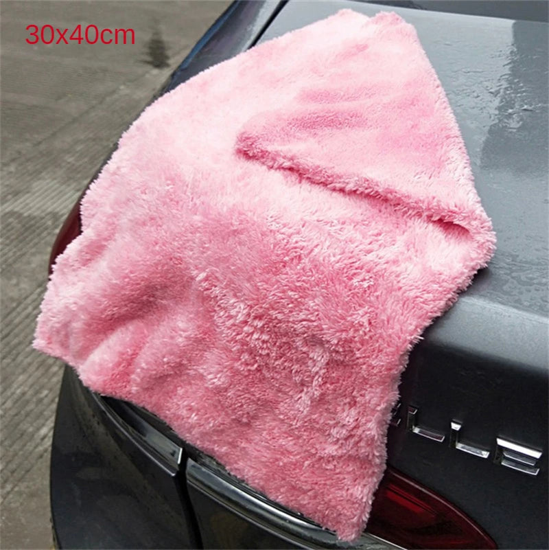 350GSM Premium Microfiber Car Detailing Super Absorbenttowel Ultra Soft Edgeless Car Washing Drying Towel 40X40CM