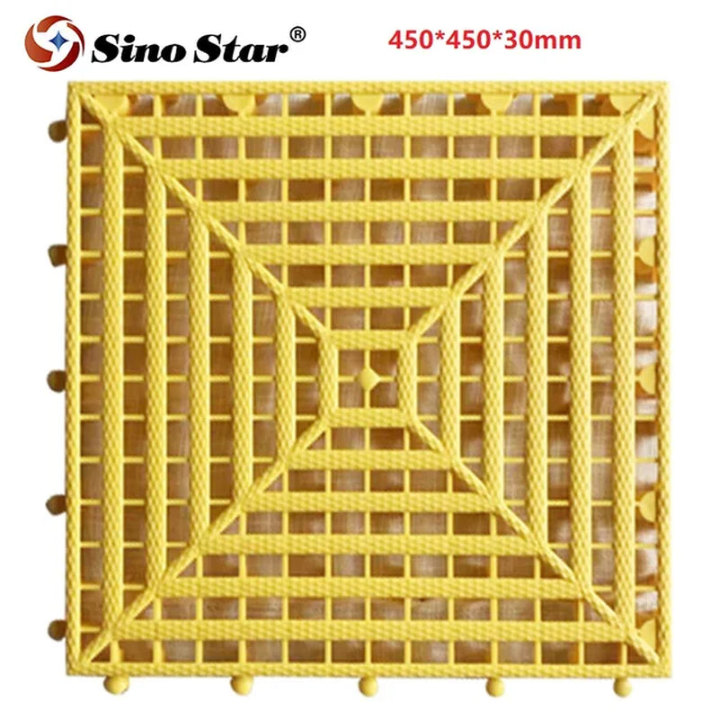 Car Washing 45*45Cm Plastic Splicing Grille Mat Car Beauty 4S Shop Floor Drain Grid Used Car Beauty Splicing Grille Mat