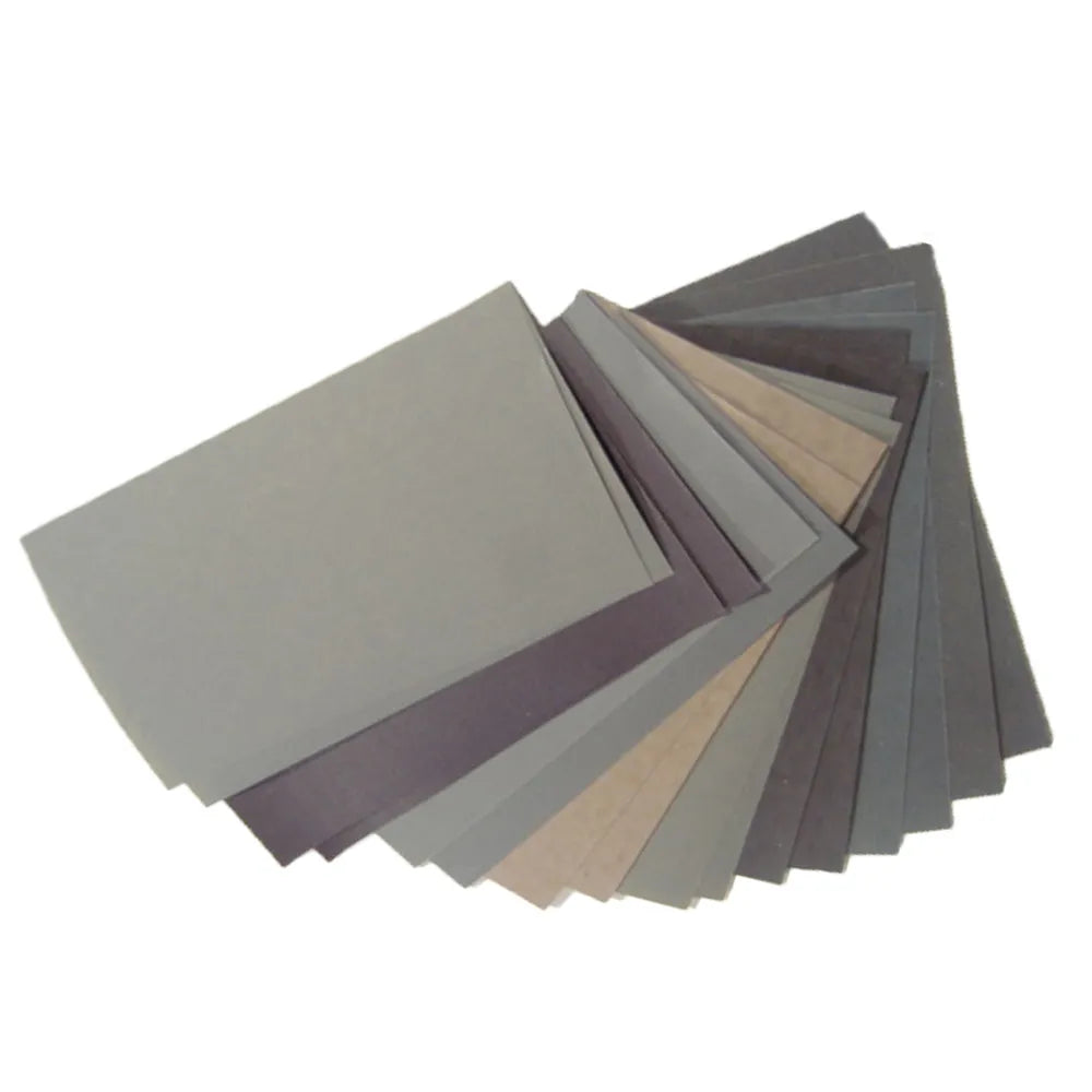 15Pcs/Set Sandpaper 400 600 3000 800 1000 1200 1500 2000 2500 Grit Sand Paper Water/Dry Sanding Paper Abrasive Tools