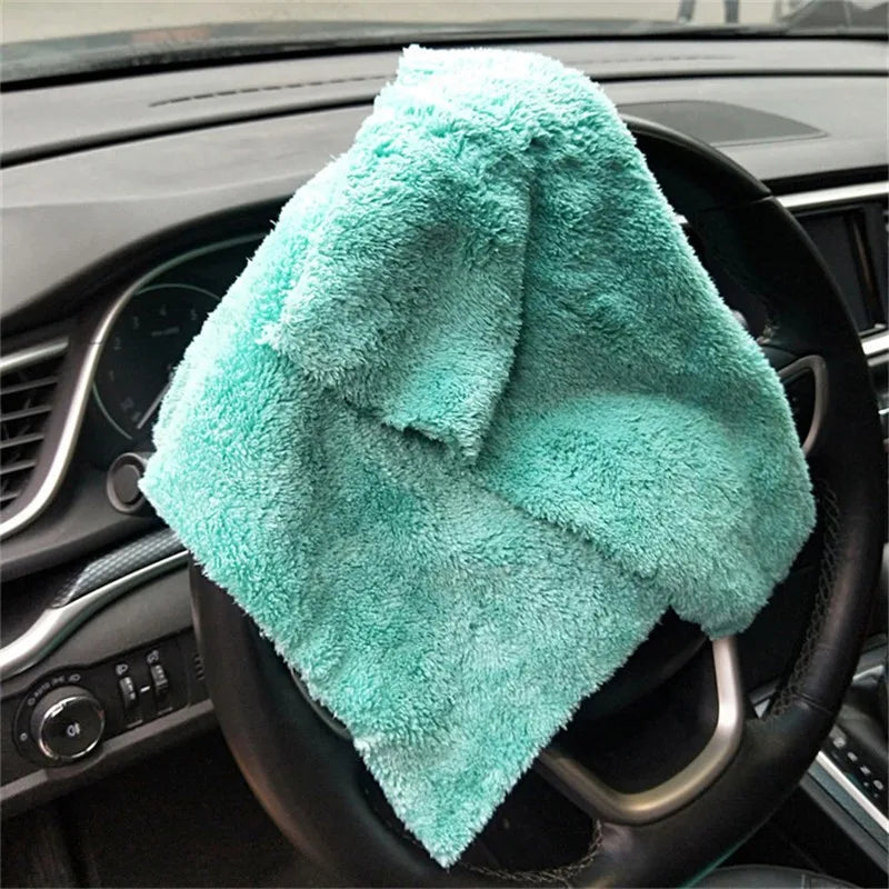 350GSM Premium Microfiber Car Detailing Super Absorbenttowel Ultra Soft Edgeless Car Washing Drying Towel 40X40CM