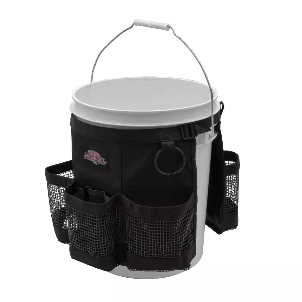 Auto Boss Wash Boss 5 Gal. Bucket Car Accessory Organizer for Car Wash Cleaning or Car Detailing Supplies