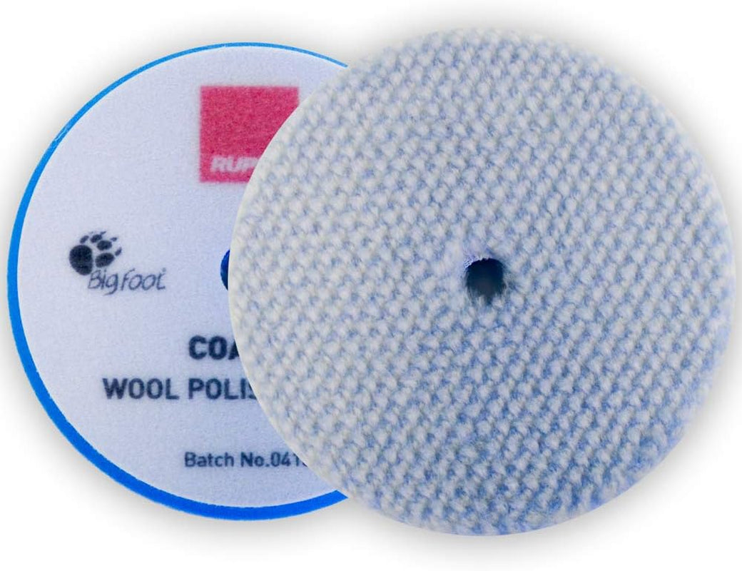 Coarse Blue Wool Pad 170Mm/ 6.75In - Single - Polishing Pads - Excellent Cutting Power & Finishing Capabilities