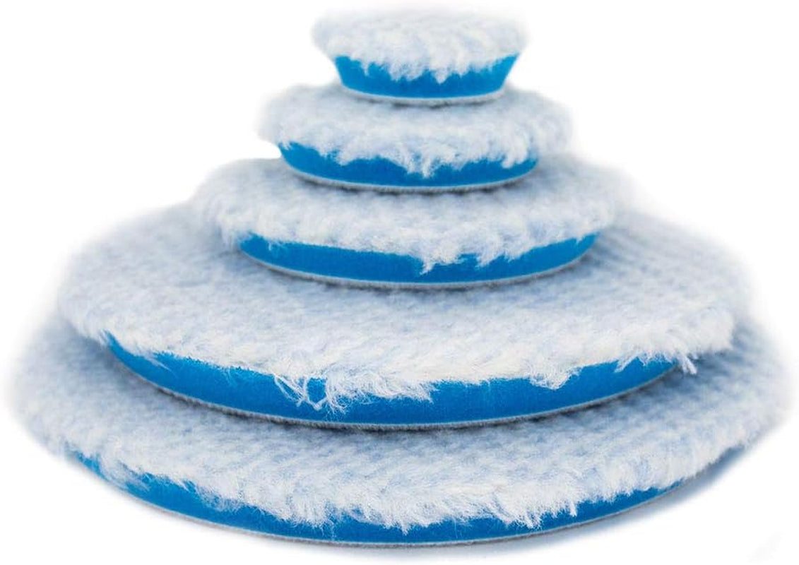 Coarse Blue Wool Pad 170Mm/ 6.75In - Single - Polishing Pads - Excellent Cutting Power & Finishing Capabilities