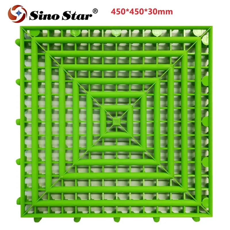 Car Washing 45*45Cm Plastic Splicing Grille Mat Car Beauty 4S Shop Floor Drain Grid Used Car Beauty Splicing Grille Mat