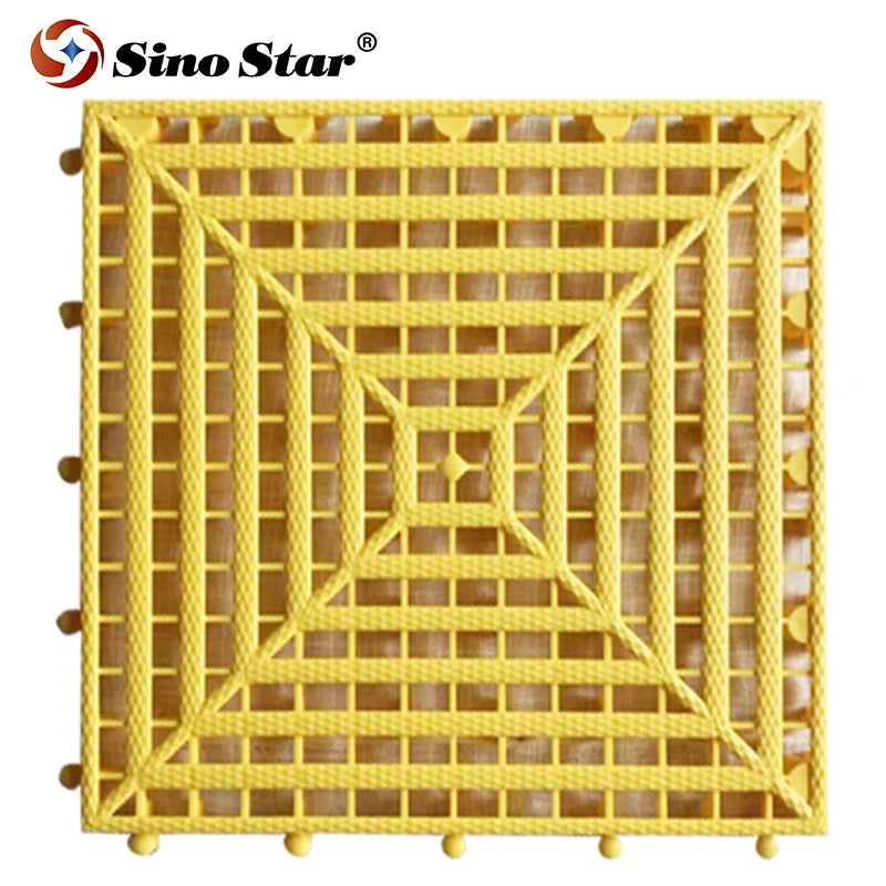 Car Washing 45*45Cm Plastic Splicing Grille Mat Car Beauty 4S Shop Floor Drain Grid Used Car Beauty Splicing Grille Mat