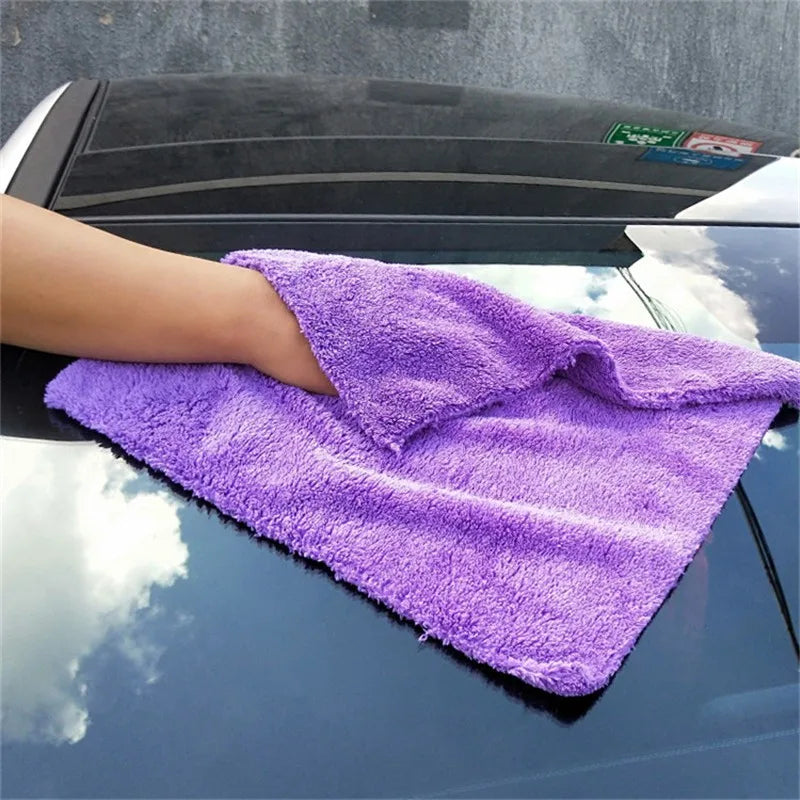 350GSM Premium Microfiber Car Detailing Super Absorbenttowel Ultra Soft Edgeless Car Washing Drying Towel 40X40CM