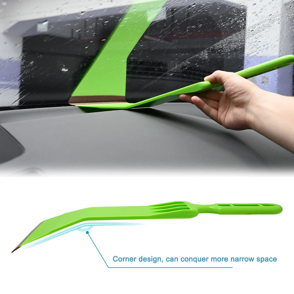 Window Tinting Film Install Squeegee Handle Bulldozer Snow Water Wiper Shovel House Cleaning Tool Car Vinyl Wrap Scraper